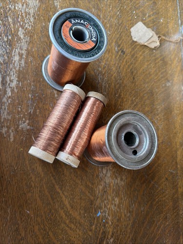REA Magnet Wire Company Inc. & Anaconda Wire Co. Copper Wire Spool 2 Extra