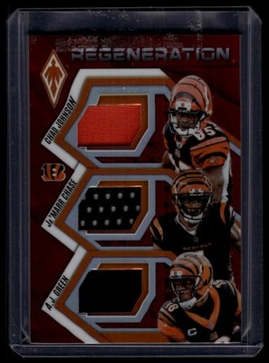 2025 Phoenix #RGN-CIN Johnson / A.J. Green / Ja'Marr Chase Regeneration Red /249