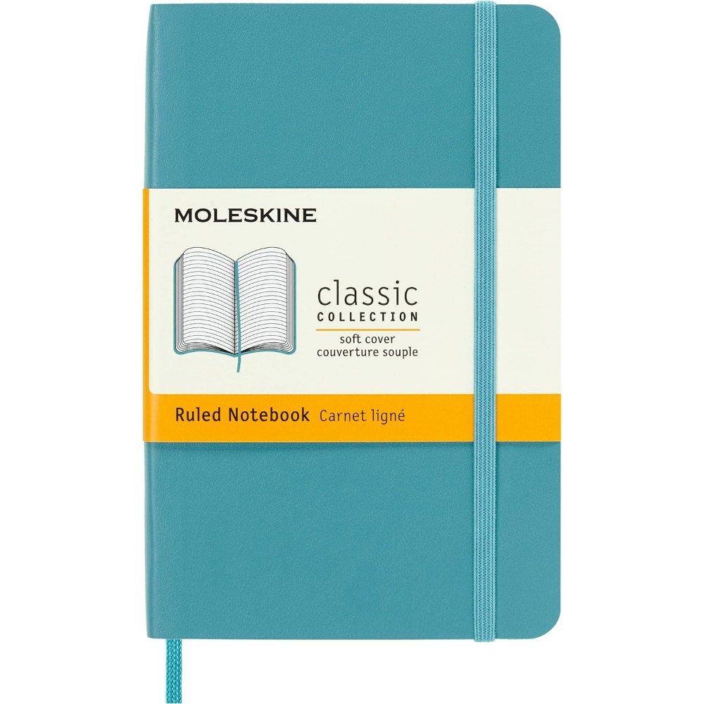 Moleskine Reef Blue Notebook Pocket Ruled Soft - Image 2