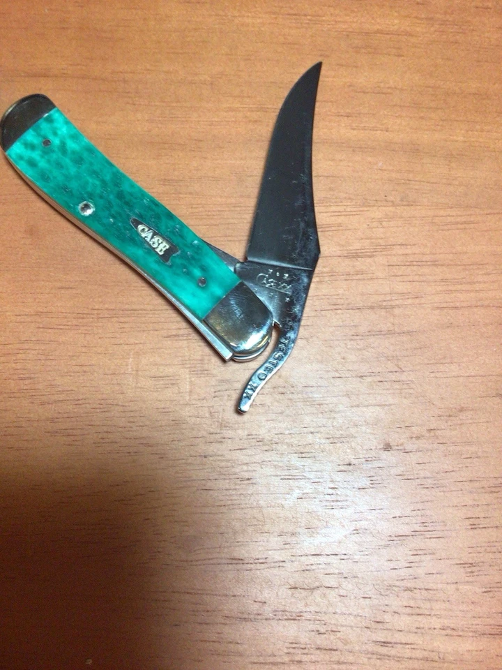 Navaja de bolsillo Case Russlock 6” Jade 2004 nueva en caja 61553L SS Foto 4 de 4