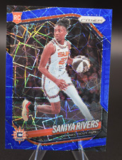 2025 Prizm WNBA Blue Velocity #131 Saniya Rivers Rookie RC Connecticut Sun