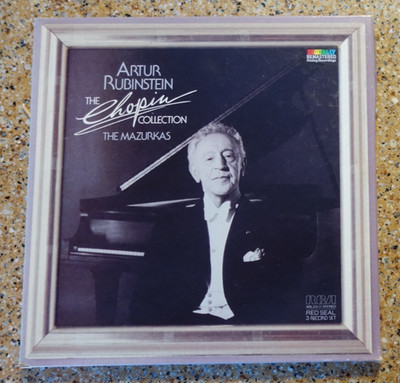 ARTUR RUBINSTEIN CHOPIN COLLECTION MAZURKAS RCA BOX SET 3 LPS Digital Remastered