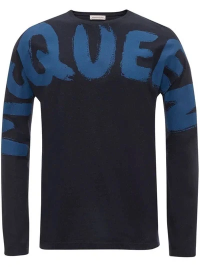 Alexander McQueen Logo Printed Crewneck T-shirt