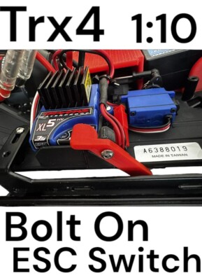 Traxxas TRX-4 / TRX-6 Easy Access ESC On / Off Switch - NO STICKY TAPE NEEDED!