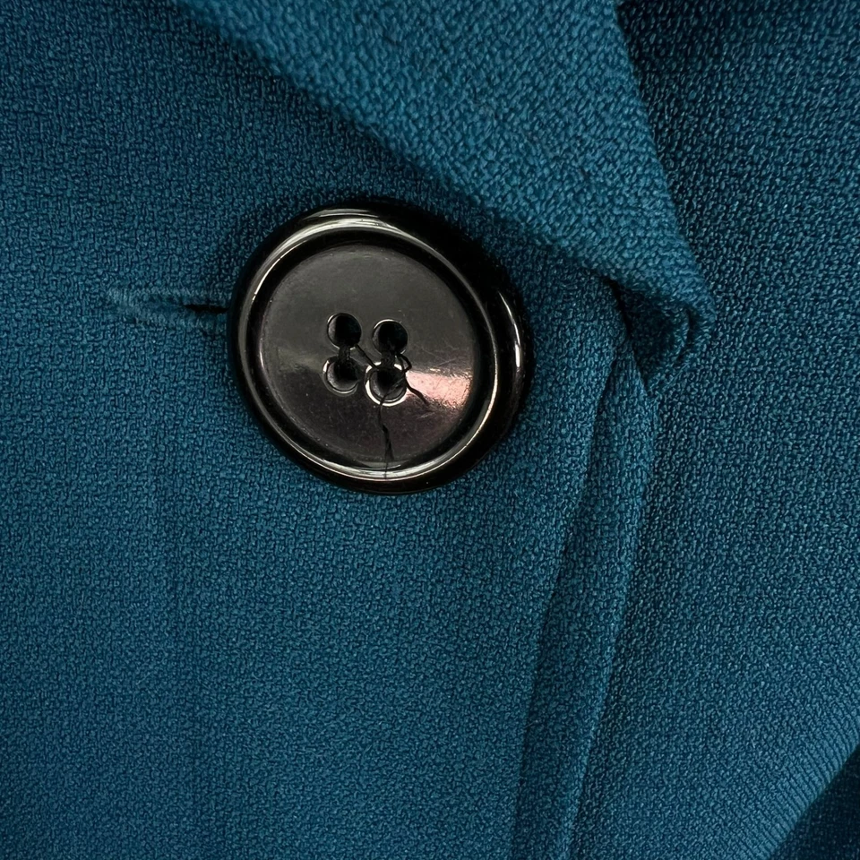 Blaxer de manga corta Studio 1 para mujer talla L azul Foto 4 de 4