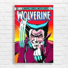 Wolverine Marvel Comic Book Cover Canvas Print Large Picture Wall Art