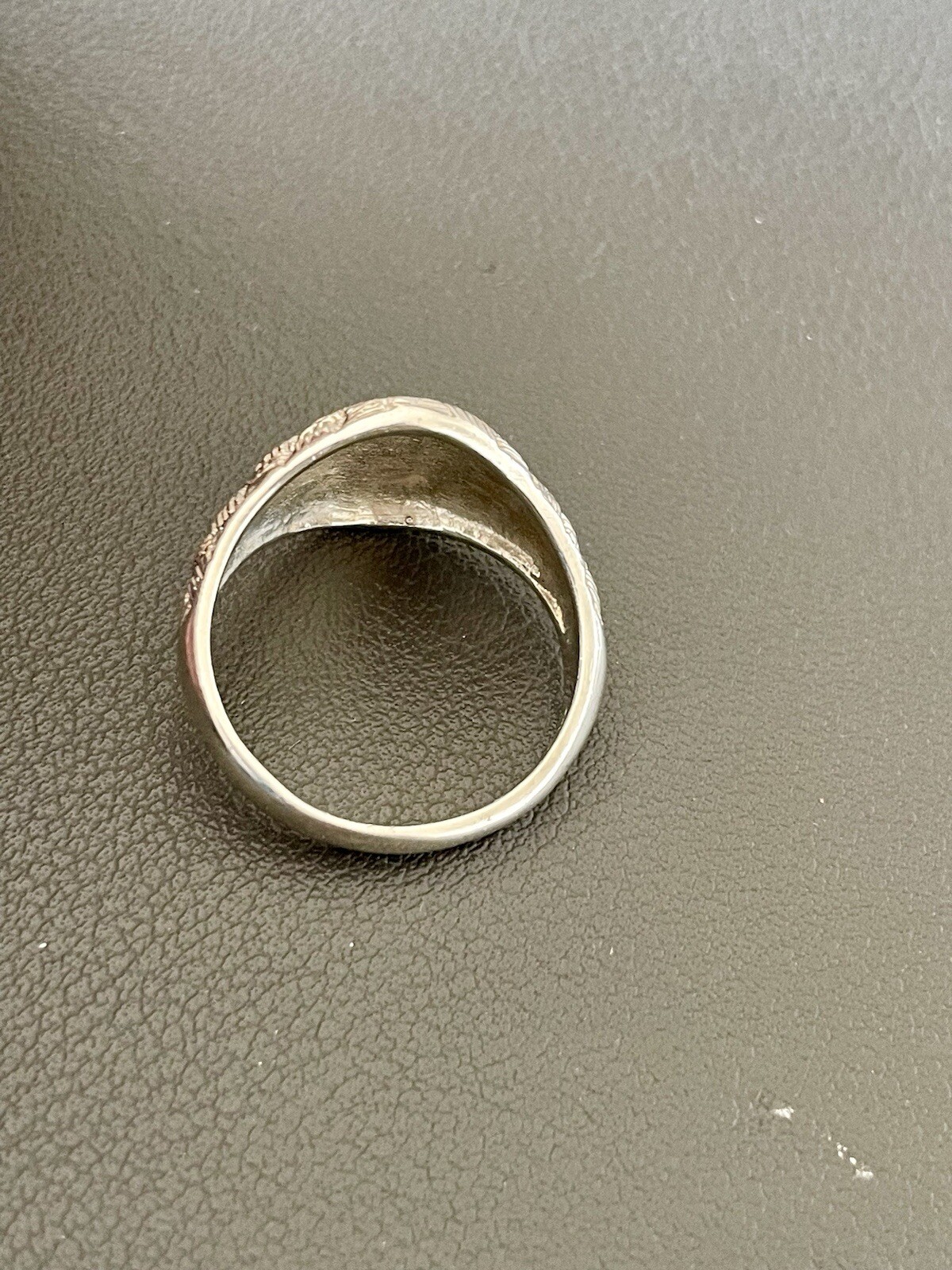 Solid 925 sterling Silver Signet Ring. Size 10.25… - image 6