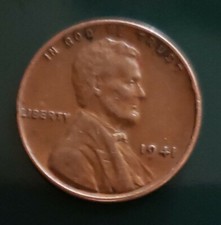  1941.  Lincoln Wheat Back Penny.   " EXCELLENT  ".