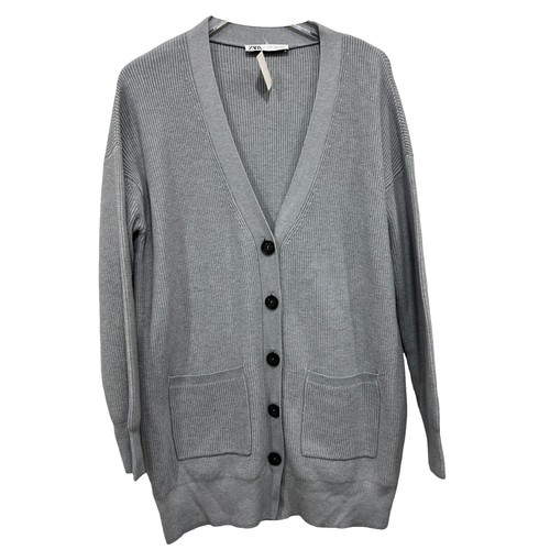 Zara x Andersson Bell Jacquard Patch Cardigan Black 2893/435/800