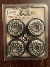 Vintage HYPER WHEELS Superlite Inline Skate Wheels, 72mm 78A, New Sealed 1993