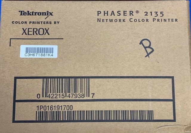 Tóner láser de alto rendimiento genuino Xerox Tektronix Phaser 2135 NEGRO 016-1917-00 Foto 3 de 3