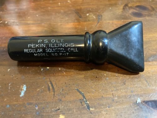 Vintage P. S. OLT Regular Squirrel Call, model no. P-17
