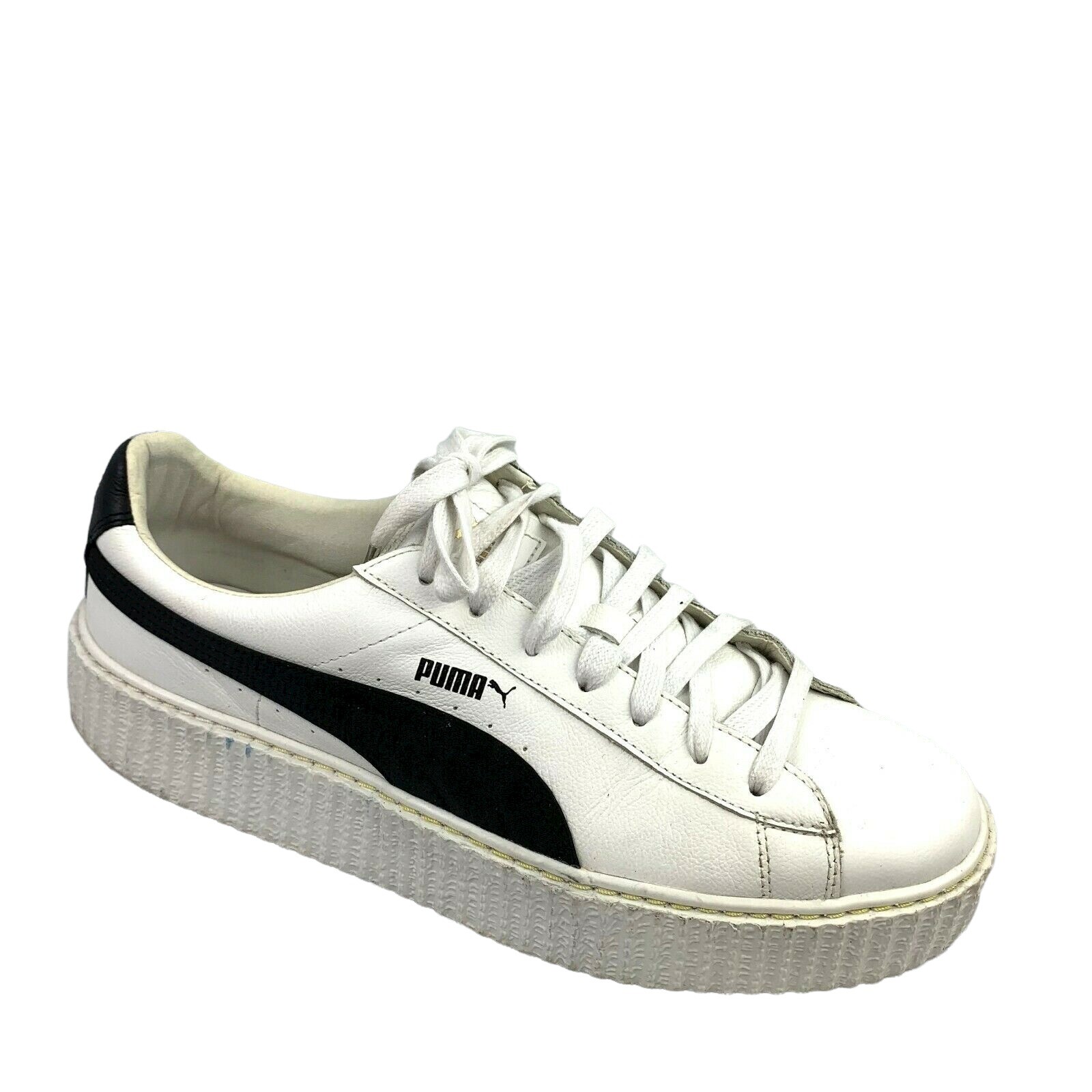 PUMA x FENTY by Rihanna CREEPER White Leather Platform Sneakers Men's Sz 12  | eBay