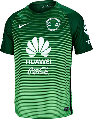 NIKE CLUB AMERICA 3RD JERSEY 2016-17 MENS SMALL ONLY CENTENARIO GREEN COLOR 