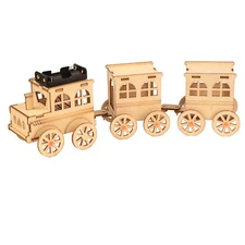 Sightseeing Train Model  Educational Assembly Kit Science Buildingfor Kids Gift