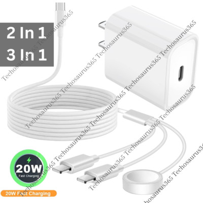 USB C Adapter Magnetic Fast Charger For Apple Watch iPhone 13 12 11 Pro Max iPad