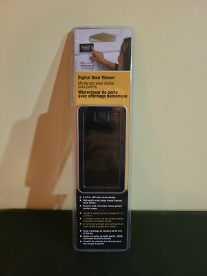 NEW Prime-Line Products Digital Door Viewer, Black (Item # U 11187R)