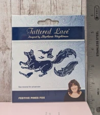 Tattered Lace Metal Cutting Die Bunny Rabbit Deer Dog Cow Fox Animals Wolfhound