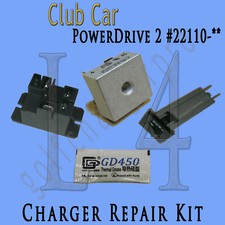 Golf Cart 48 volt Charger Repair Kit for Club Car PowerDrive 2 #22110