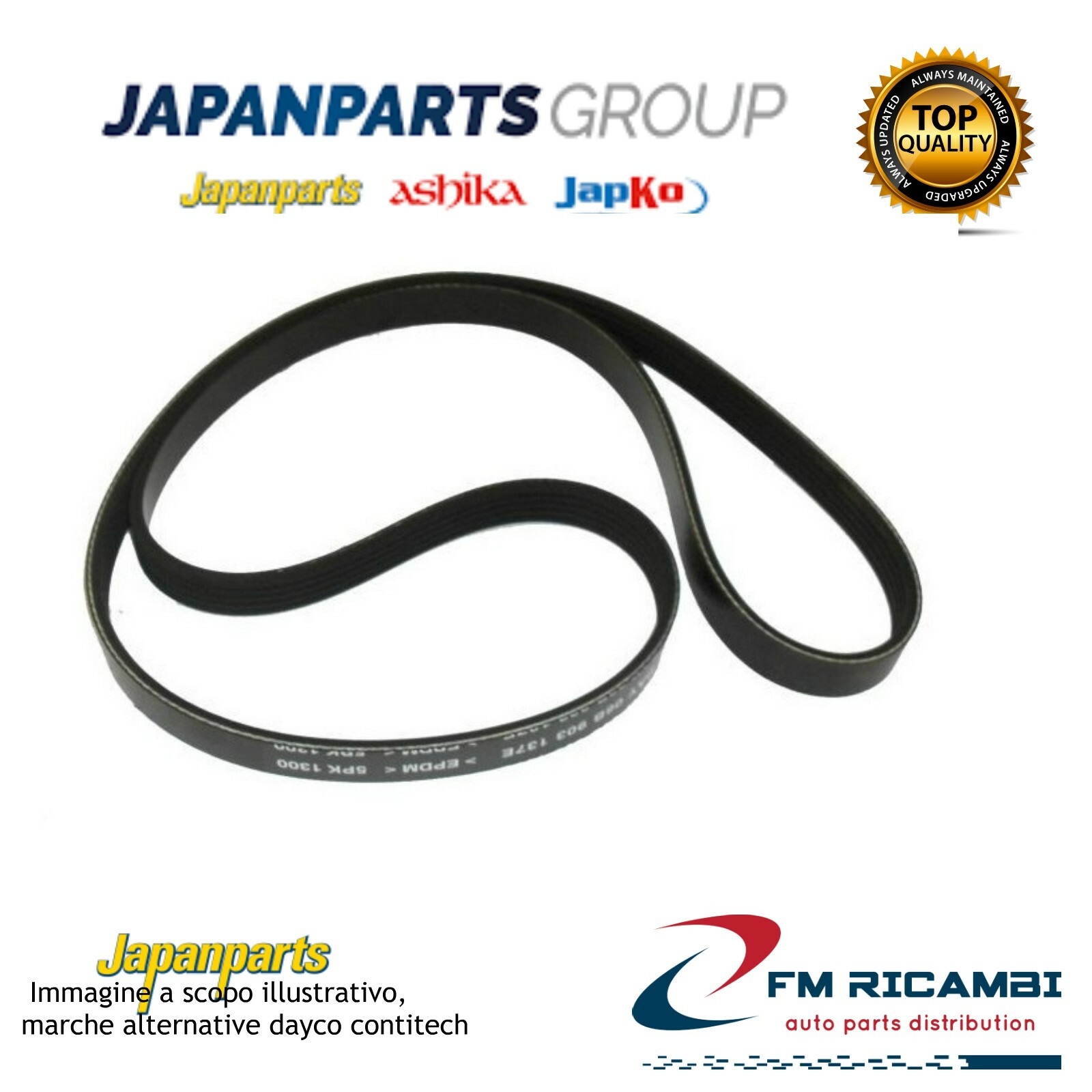 DV-4PK0910 JAPANPARTS Cinghia Poly-V CHEVROLET MATIZ (M200  M250)  2005