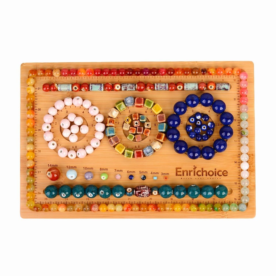 Bamboo Bead Boards for Jewelry Making Bracelet Making and Other Jewelry