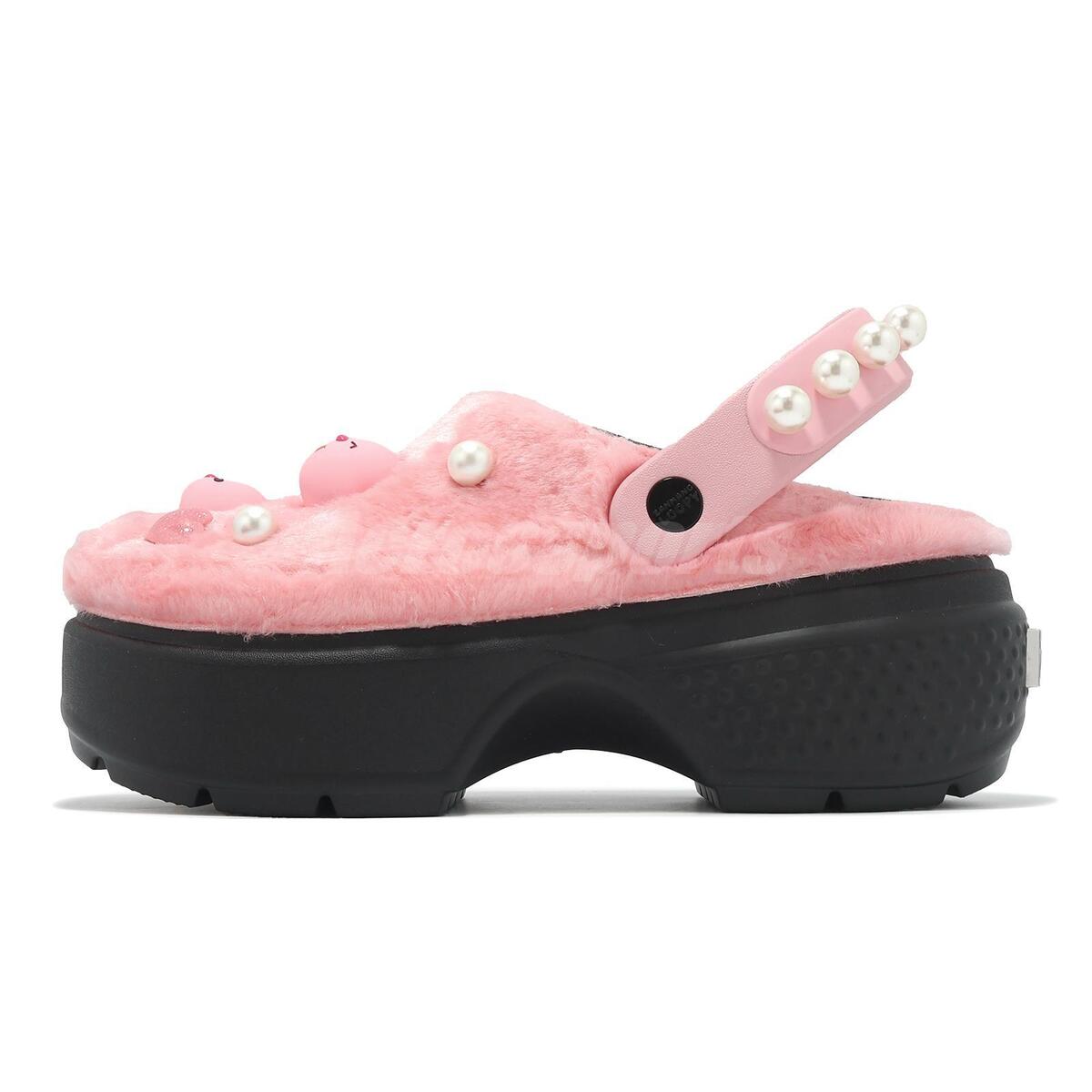 Crocs x Zanmang Loopy Stomp Clog Pink Men Unisex Platform Crocs x Zanmang Loopy Stomp Clog Pink Men Unisex Platform