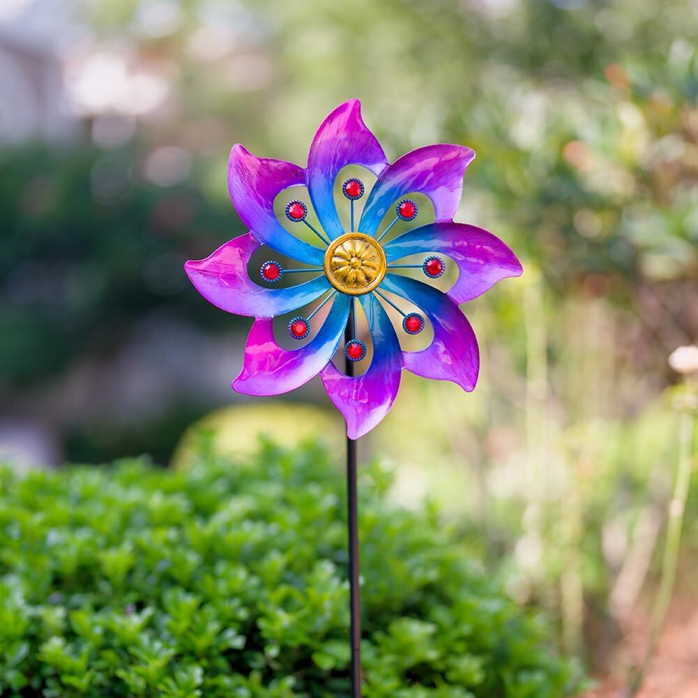 Colorful Pinwheels Wind Spinner Stake Outdoor Yard Garden Home Decor  CHOICES