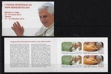 2013 Vaticano FRANCESCO Libretti I Viaggi nel mondo di Benedetto XVI MNH**