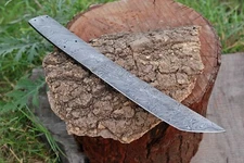 HAND FORGED DAMASCUS STEEL TANTO  HUNTING BLANK BLADE KNIFE FULL TANG AH-..1324