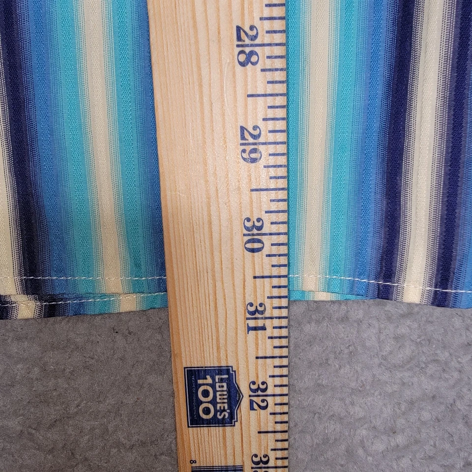 Camisa con botones Gap para hombre talla XL ajustada premium azul a rayas larga Foto 4 de 4