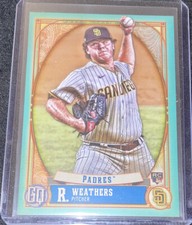 Ryan Weathers 2021 Gypsy Queen Teal #12/199 San Diego Padres