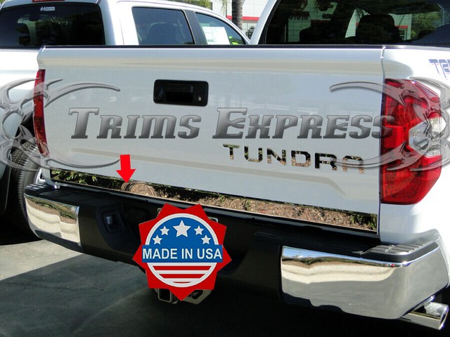 fit:2014-2019 Toyota Tundra Tailgate Overlay Cover Trim Molding Lower