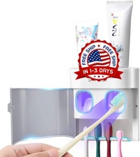 Dispensador Autom tico De Pasta De Dientes Con Soporte Para Cepillos De Dientes