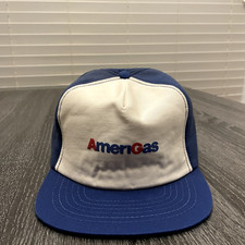 AmeriGas Vintage Made In USA Blue Trucker Snapback