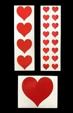 VINTAGE Mrs. Grossman’s ICONIC Red Heart Stickers - COLLECTOR’S SET - VERY RARE!