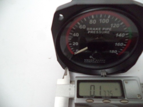 Knorr Brake, Brake Pipe Pressure Gauge, pn 805471 // 16080004 - Bild 7 von 8