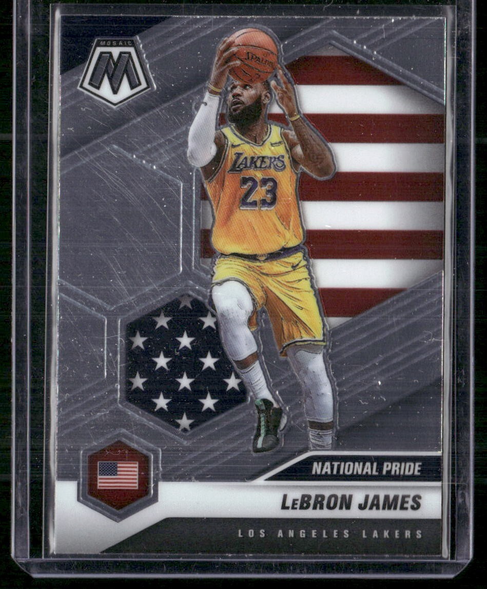 2020-21 Panini Mosaic - National Pride #247 LeBron James