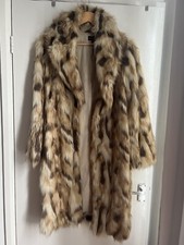Pretty Little Thing Fur Coat Size 8 *rare*
