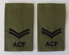 Army Cadet Force Corporal Rank Slides ACF