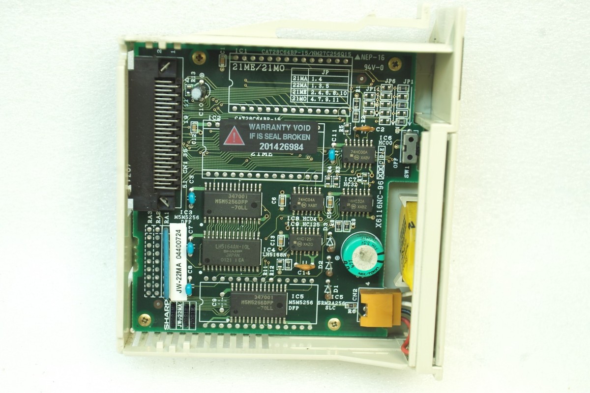 SHARP JW-22MA JW-22CU CPU CONTROL MODULE FREE SHIP | eBay SHARP JW-22MA JW-22CU CPU CONTROL MODULE FREE SHIP | eBay