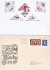1961 CDS Lundy Europa FDC - GB Stamps on Front / Lundy Millenary Stamps on Rear
