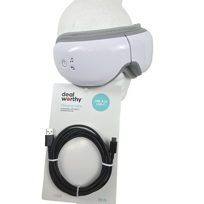 RENPHO Head Eye Heat Massager, Soothing or Bluetooth Music Headache Relief VIDEO