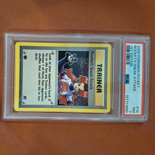 Rocket's Sneak Attack (1st Edition) graded PSA 7 for sale on eBay