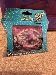 WWF The Undertaker. Motion card. Rare. Boxed. Motion technology