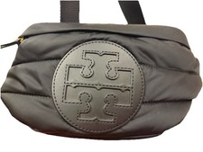TORY BURCH Waist Bag, Fanny, Cross Body, Belt Bag Nylon Black Purse
