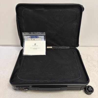 Rimowa Porsche 32L Black 4-wheels Carry Case Suitcase | eBay