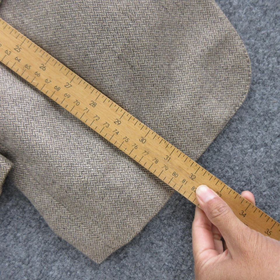 Abrigo deportivo Ermenegildo Zegna para hombre 52R espiga seda cachemir hecho en Italia Foto 3 de 4