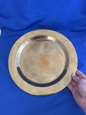 Vintage Brass 11.25" Charger Plate Tray