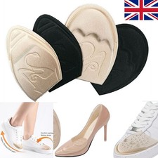 UK Shoes Reduce Shoe Size Sole Cushion Insert Forefoot Pad Half Insoles Non-slip