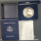 DEEP CAMEO 1999 US Proof Silver Eagle - 1 oz .999 Fine Silver Coin BOX & COA